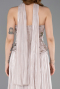 Robe De Soirée Mousseline Longue Vison ABU5786