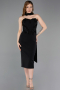 Robe de Cérémonie Midi Noir ABK2593