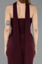 Robe de Cérémonie Midi Couleur Cerise ABK2593