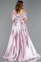 Robe De Soirée Perlé Longue Poudre ABU5400