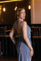 Robe de Soirée Longue Indigo ABU6008