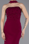 Robe de Soirée Longue Prune ABU6017