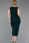 Robe De Soirée Grande Taille Midi Émeraude ABK2338