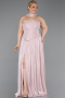 Robe Grande Taille Longue Mousseline Poudre ABU5958
