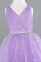 Robe de Soirée Enfants Courte Lilas ABK2568
