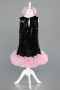 Robe de Soirée Enfants Courte Noir ABK2574