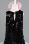 Robe de Soirée Enfants Courte Noir ABK2574