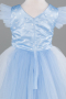 Robe de Soirée Enfants Courte Bleu ABK2576