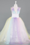Robe de Soirée Enfants Longue Rinçage ABU5909