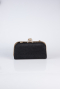 Sac de Soirée Luxe Argenté Noir KC129
