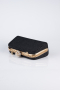 Sac de Soirée Luxe Argenté Noir KC129