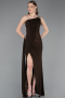 Robe De Soirée Longue Brun ABU2964