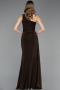 Robe De Soirée Longue Brun ABU2964