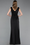 Robe de Soirée Longue Noir ABU6043