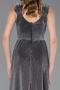 Robe de Soirée Longue Anthracite ABU6045