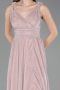 Robe de Soirée Longue Poudre ABU6045