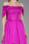 Robe de Cérémonie Courte Fushia ABK2604
