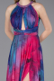 Robe de Soirée Longue Fushia ABU6048