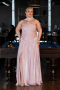 Robe Grande Taille Longue Mousseline Poudre ABU5958