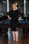 Robe De Invitation Grande Taille Midi Noir ABK2599