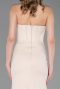 Robe De Soirée Longue Beige ABU5568