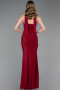Robe de Soirée Longue Rouge Bordeaux ABU6051