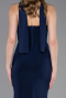 Robe de Soirée Longue Bleu Marine ABU6051