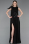 Robe de Soirée Longue Noir ABU6053