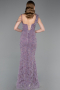 Robe de Soirée Longue Lavande ABU6059