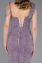 Robe de Soirée Longue Lavande ABU6059
