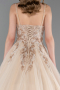 Robes De Haute Couture En Grandes Tailles Longue Or ABU6062