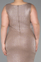 Robe De Soirée Grande Taille Longue Or ABU5231