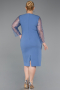 Robe De Soirée Grande Taille Midi Indigo ABK2417