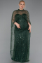 Robe De Mariée Grande Taille Perlé Longue Émeraude ABU5328