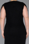 Robe De Soirée Grande Taille Longue Noir ABU5731