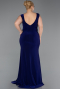 Robe Grande Taille Longue Violet ABU3737