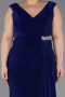 Robe Grande Taille Longue Violet ABU3737