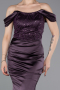 Robe de Soirée Longue Violet ABU6078