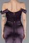 Robe de Soirée Longue Violet ABU6078