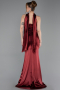 Robe de Soirée Longue Rouge Bordeaux ABU6079