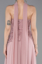 Robe de Soirée Longue Mousseline Poudre ABU6081