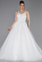 Robes de Mariage Longue Blanc ABG187