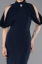 Tenue De Soirée Midi Bleu Marine ABK2517