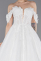 Robes de Mariage Longue Dantelle Blanc ABG190