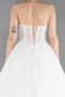Robes de Mariage Longue Dantelle Blanc ABG038