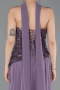 Robe De Soirée Mousseline Longue Lavande ABU5486