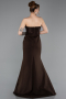 Robe De Soirée Longue Brun ABU5568