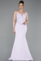 Robe De Soirée Longue Lilas ABU5568
