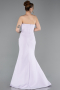 Robe De Soirée Longue Lilas ABU5568