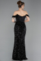 Robe de Soirée Longue Noir ABU6087